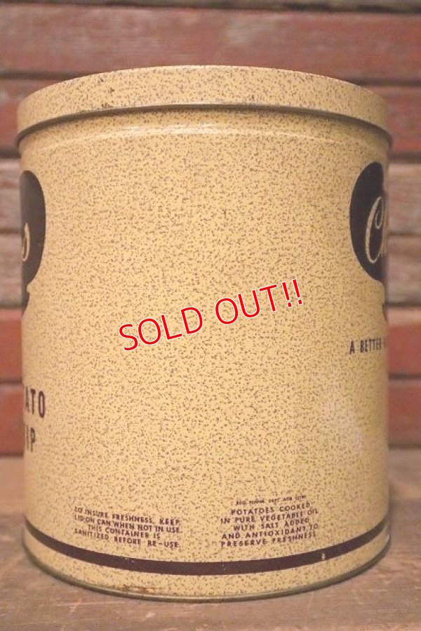 画像4: dp-230301-39 Charles Chips / Vintage Potato Chips Can