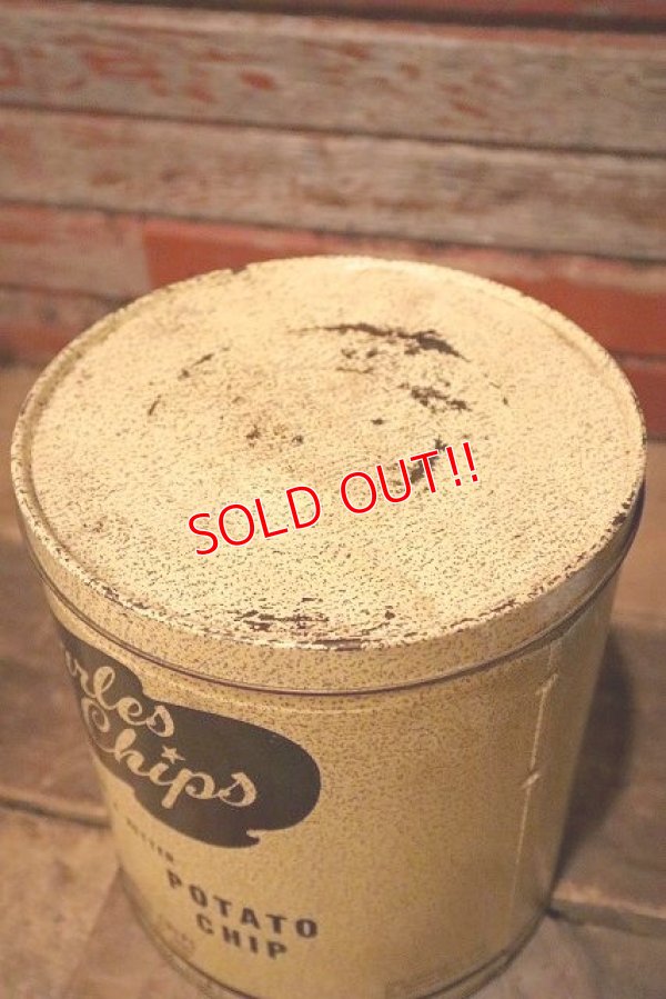 画像5: dp-230301-39 Charles Chips / Vintage Potato Chips Can