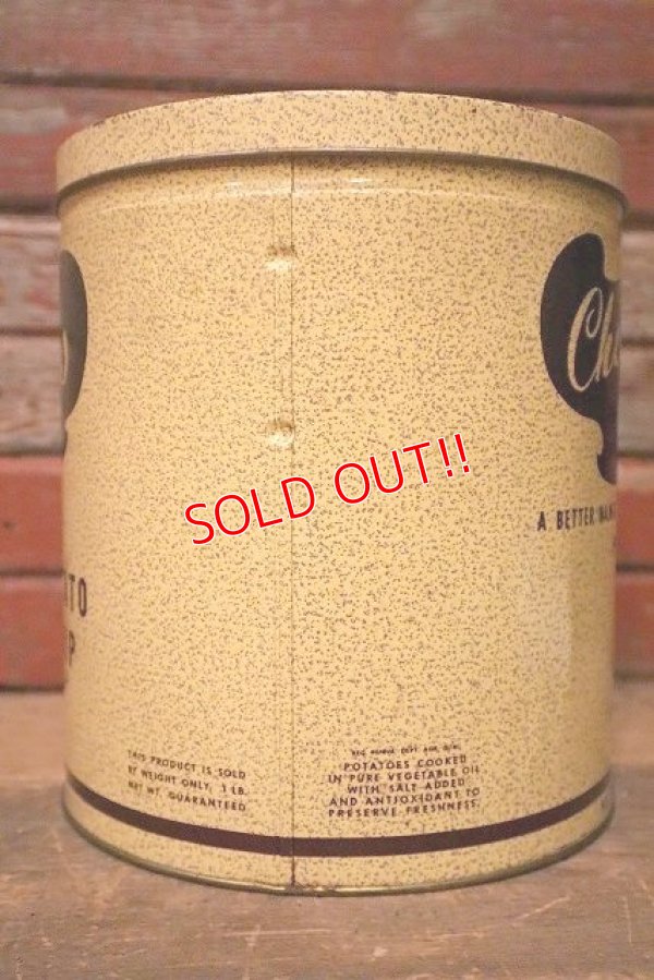 画像3: dp-230301-39 Charles Chips / Vintage Potato Chips Can