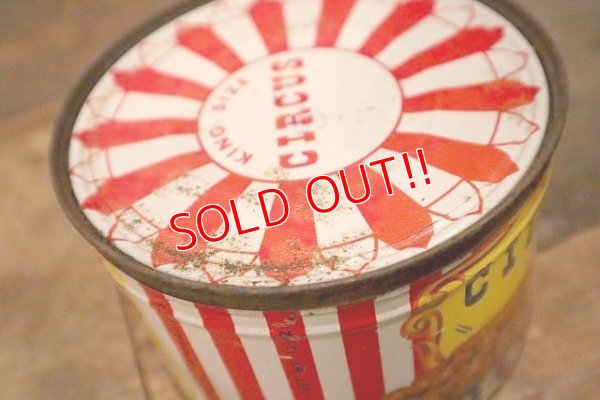 画像7: dp-230301-38 CIRCUS FOODS , INC. / 1950's CIRCUS PEANUTS CAN