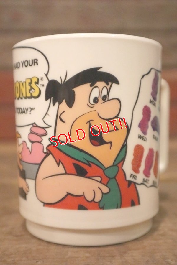 画像2: ct-230301-95 The Flintstones / 1990's Plastic Mug