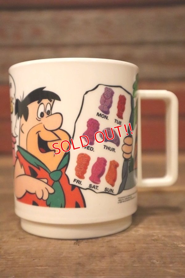 画像1: ct-230301-95 The Flintstones / 1990's Plastic Mug