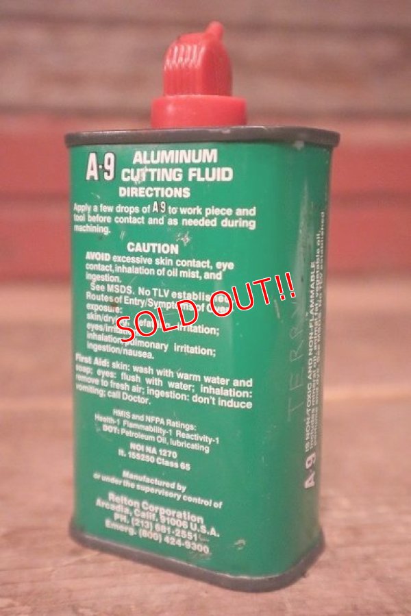 画像2: dp-220401-180 RELTON A-9 / ALUMINIUM CUTTING FLUID Handy Oil Can