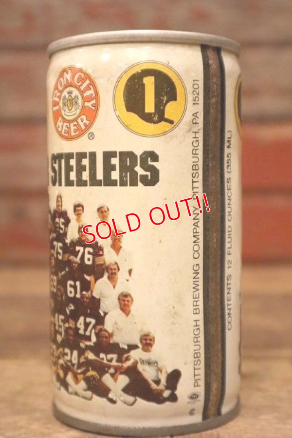 画像4: dp-230101-42 IRON CITY BEER / 1970's Pittsburgh Steelers Can