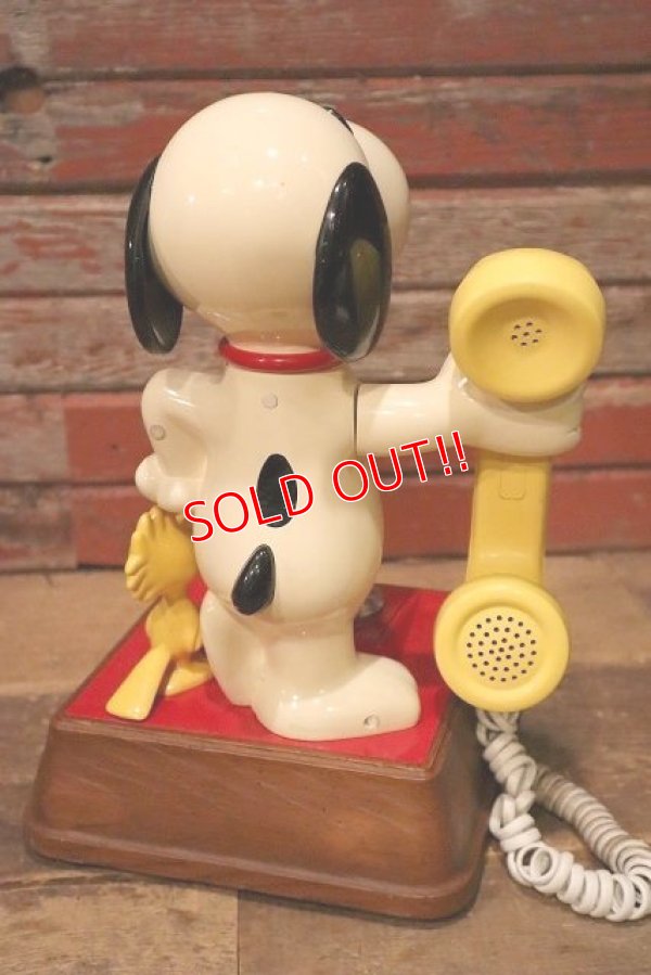 画像6: ct-230301-103 Snoopy & Woodstock / 1976 Telephone