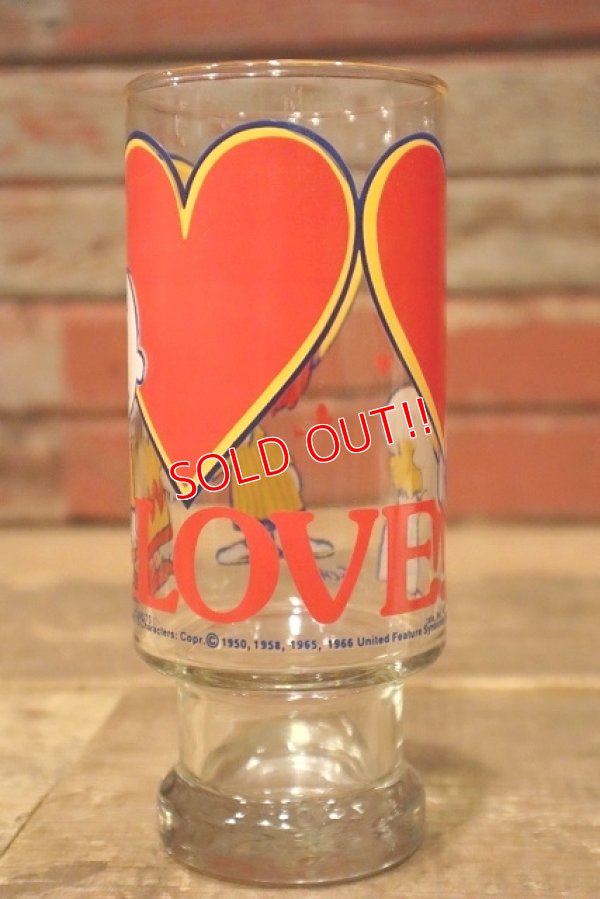 画像5: gs-230301-02 PEANUTS / Anchor Hocking 1970's Glass "LOVE!"