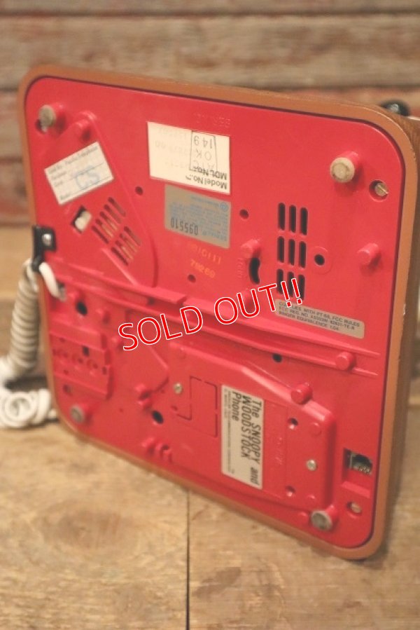 画像11: ct-230301-103 Snoopy & Woodstock / 1976 Telephone