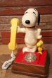 画像1: ct-230301-103 Snoopy & Woodstock / 1976 Telephone (1)