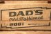 画像2: dp-230301-124 DAD'S ROOT BEER / Wood Box (2)