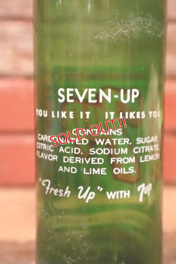 画像5: dp-230301-125 7up / 1960's 1 PINT.OZ Bottle