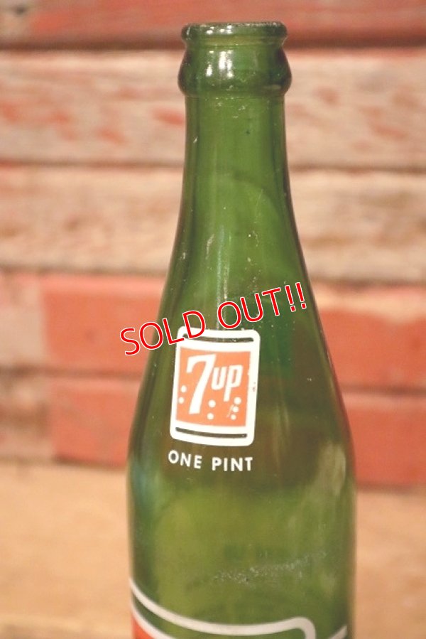 画像3: dp-230301-125 7up / 1960's 1 PINT.OZ Bottle