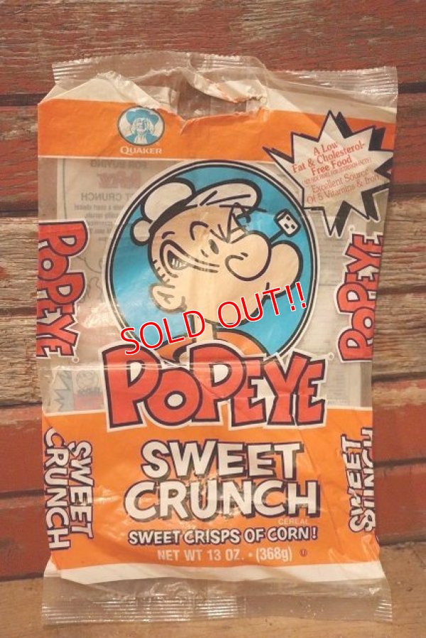 画像1: ct-220901-13 Popeye / QUAKER 1994 "SWEET CRUNCH" Vinyl Bag