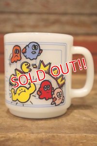 kt-230301-01 PAC-MAN / 1980's Glasbake Mug