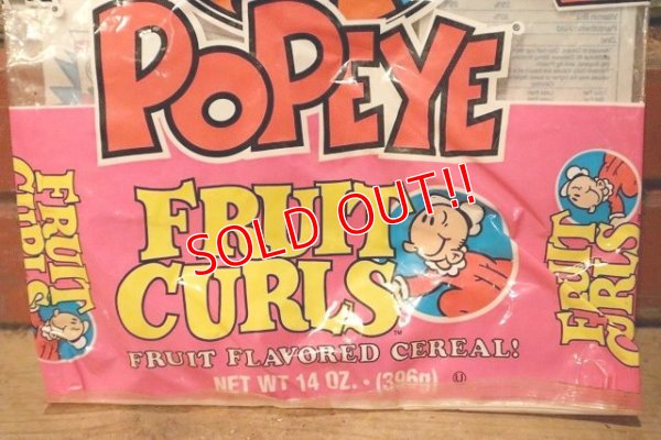 画像3: ct-220901-13 Popeye / QUAKER 1994 "FRUIT CURLS" Vinyl Bag
