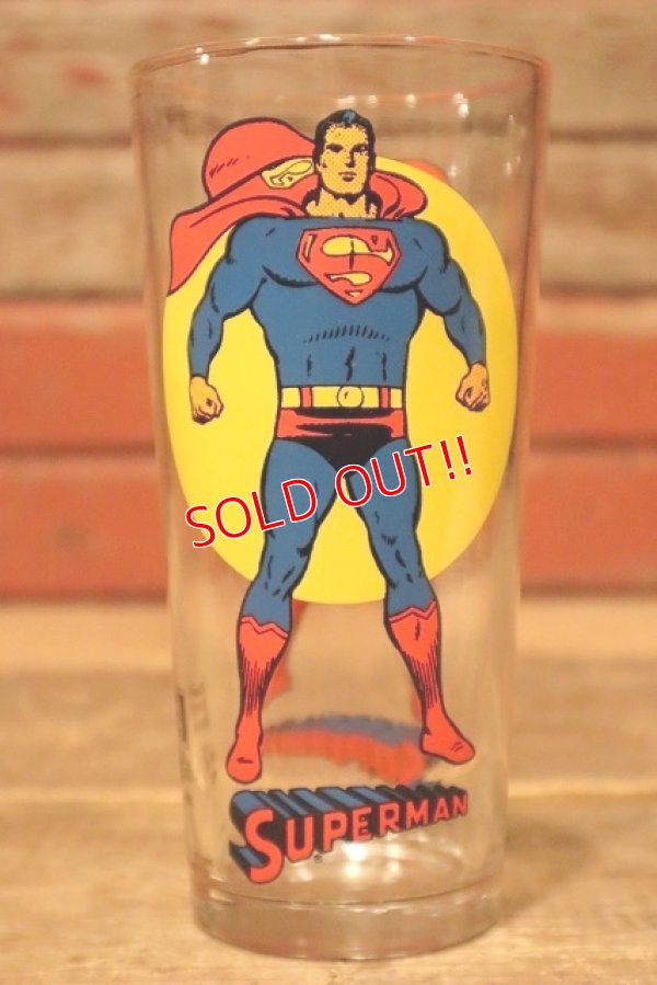 画像1: gs-230301-01 SUPERMAN / PEPSI 1976 Collector Series Glass