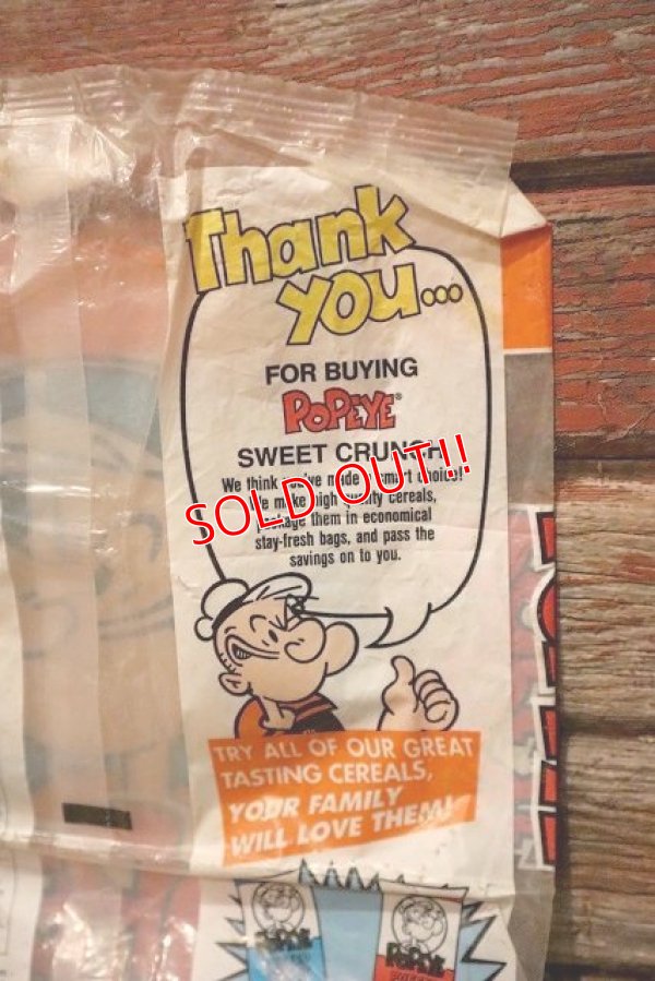 画像5: ct-220901-13 Popeye / QUAKER 1994 "SWEET CRUNCH" Vinyl Bag