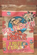 ct-220901-13 Popeye / QUAKER 1994 "FRUIT CURLS" Vinyl Bag