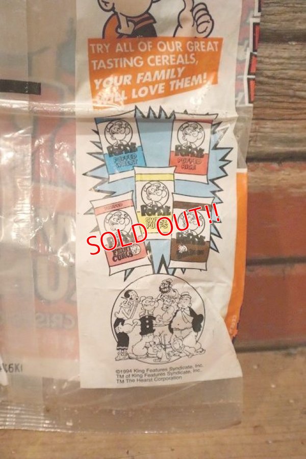 画像6: ct-220901-13 Popeye / QUAKER 1994 "SWEET CRUNCH" Vinyl Bag