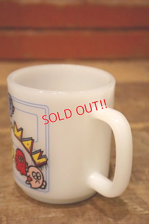 画像5: kt-230301-01 PAC-MAN / 1980's Glasbake Mug