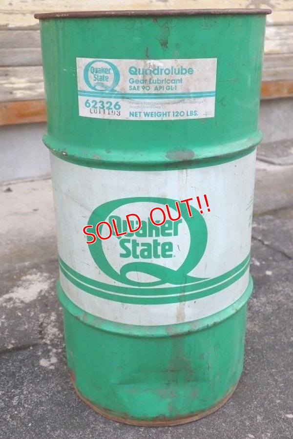画像1: dp-230301-113 QUAKER STATE / 1980's 120 LBS. Oil Can