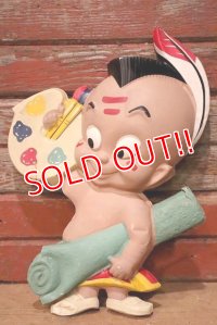 ct-230301-119 Mohawk Carpet / "Tommy" Vintage 3-D Plastic Sign