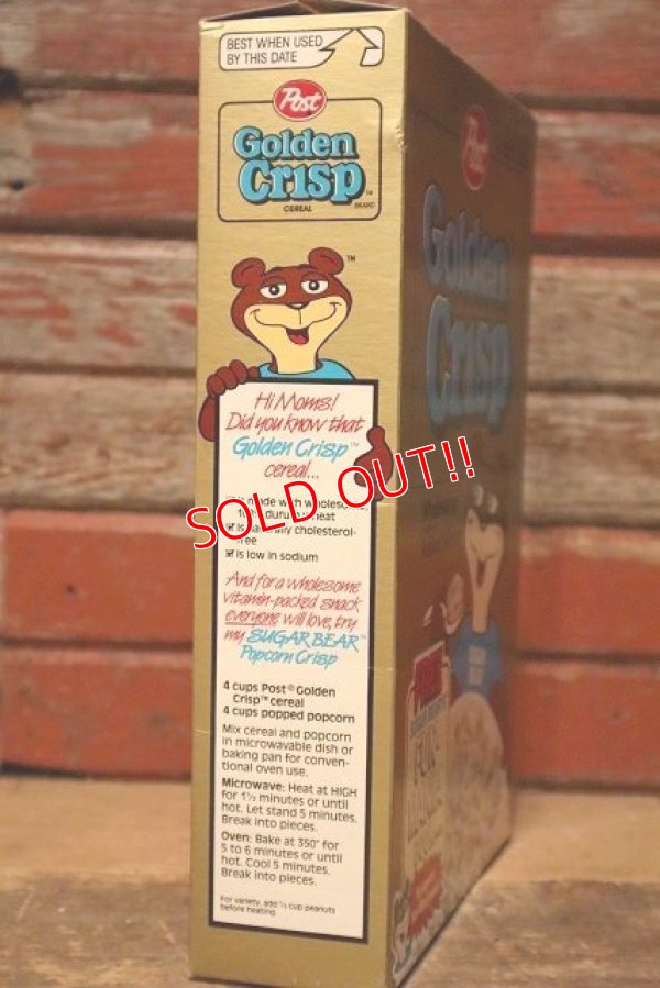画像9: ct-230301-118 Post Golden Crisp / 1993 Sugar Bear Cereal Box