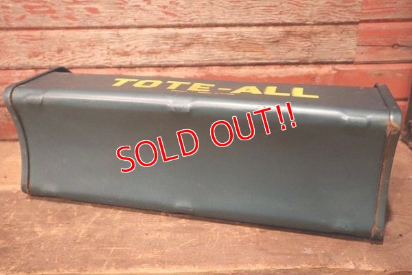 画像9: dp-230301-118 TOTE-ALL / Vintage Tool Carrier Box