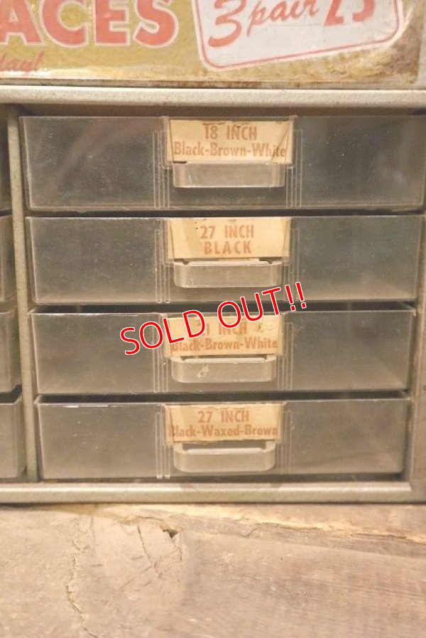 画像4: dp-230301-114 Old Hickory / Vintage Shoe Laces Store Counter Top Display