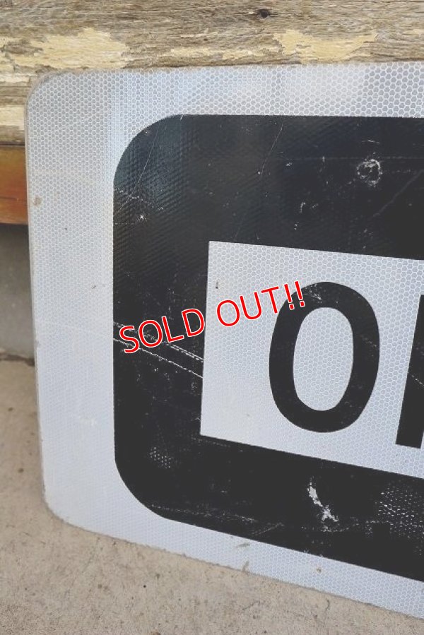 画像5: dp-210401-63 Road Sign "⇒ONE WAY"