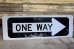 画像1: dp-210401-63 Road Sign "⇒ONE WAY" (1)