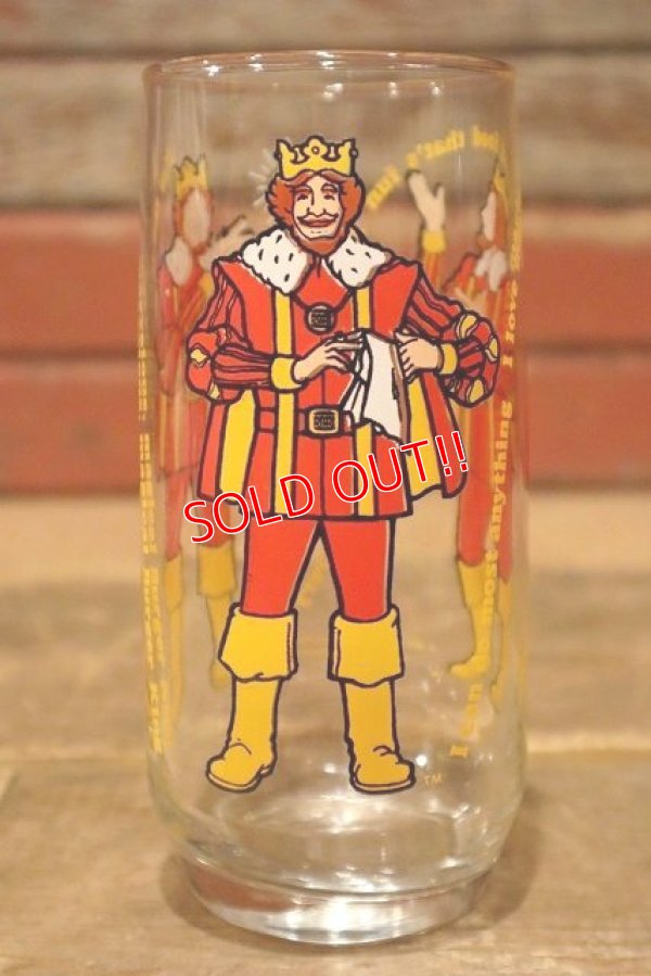 画像1: gs-230414-09 Burger King / 1979 Collectors Series Glass "The King"