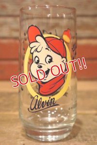 ct-230414-01 The Chipmunks / Alvin 1980's Glass