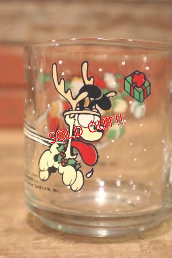 画像3: gs-230414-10 Garfiled & Odie / 1978 Christmas Glass Mug