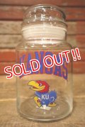 dp-230414-07 The University of Kansas / Jayhawks Glass Canister