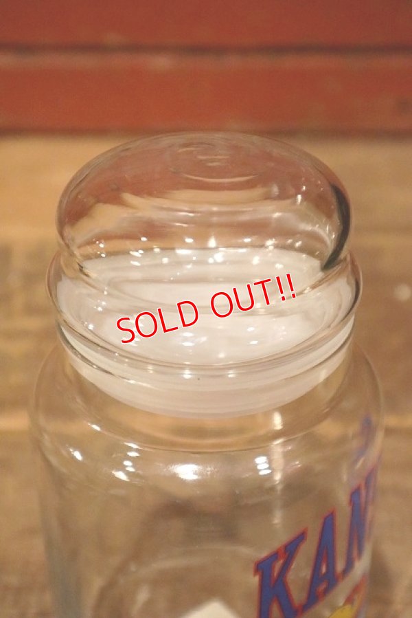 画像4: dp-230414-07 The University of Kansas / Jayhawks Glass Canister