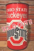 dp-230414-04 Ohio State University / Ohio State Buckeyes Tin Trash Box