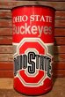 画像1: dp-230414-04 Ohio State University / Ohio State Buckeyes Tin Trash Box (1)