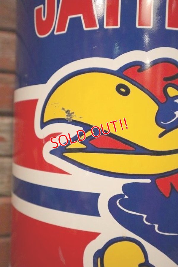 画像5: dp-230414-05 The University of Kansas / Jayhawks Tin Trash Box
