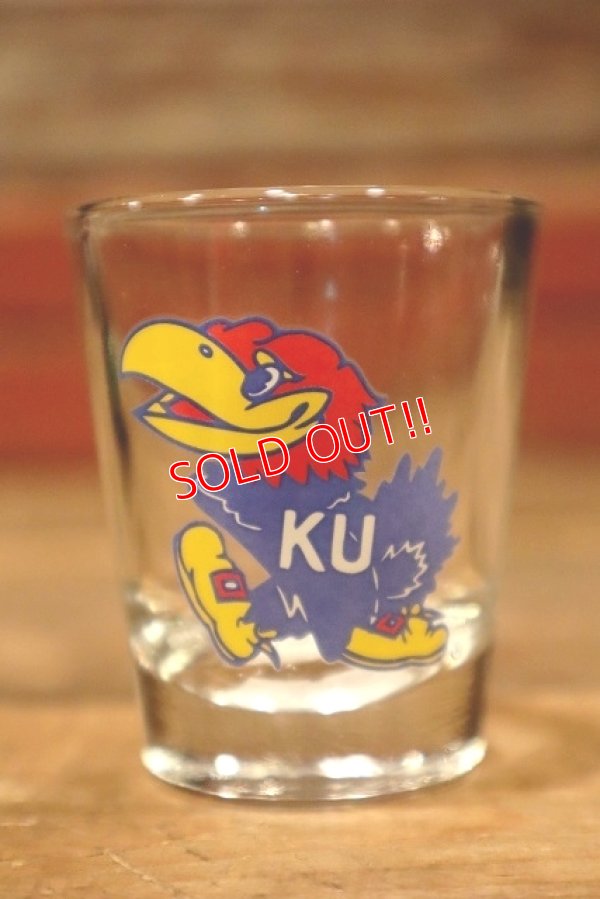 画像1: dp-230414-06 The University of Kansas / Jayhawks Shot Glass