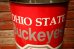 画像3: dp-230414-04 Ohio State University / Ohio State Buckeyes Tin Trash Box