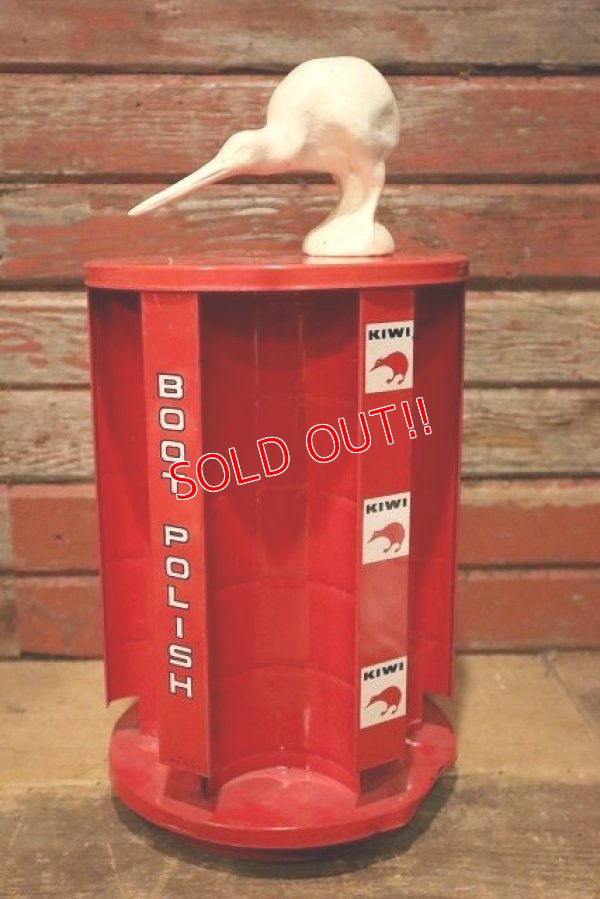 画像1: dp-230401-38 KIWI / 1950's Boots Polish Spinner Rack