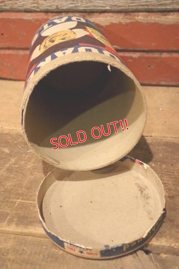 画像8: dp-230414-31 QUAKER OATS / 1960's Cardboard Tube Box