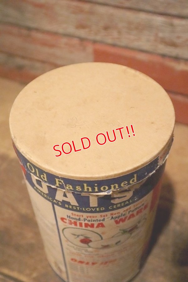 画像7: dp-230414-31 QUAKER OATS / 1960's Cardboard Tube Box