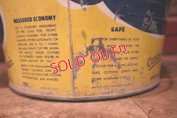 画像7: dp-230414-70 all / 1950's-1960's Laundry Detergent Galvanized Metal Bucket