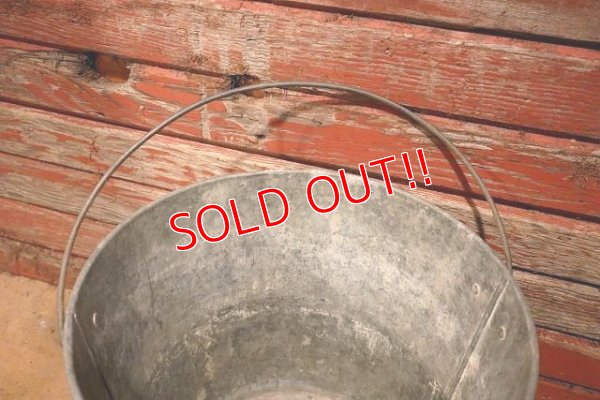 画像10: dp-230414-70 all / 1950's-1960's Laundry Detergent Galvanized Metal Bucket