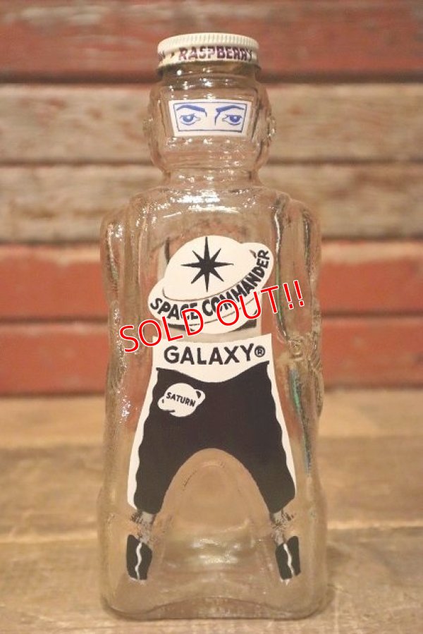 画像1: ct-230414-32 Space Foods / 1950's GALAXY Spaceman Syrup Bottle "SPACE COMMANDER"