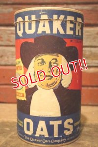 dp-230414-31 QUAKER OATS / 1960's Cardboard Tube Box