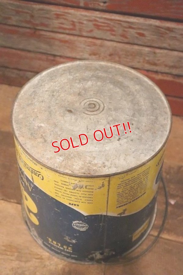 画像12: dp-230414-70 all / 1950's-1960's Laundry Detergent Galvanized Metal Bucket