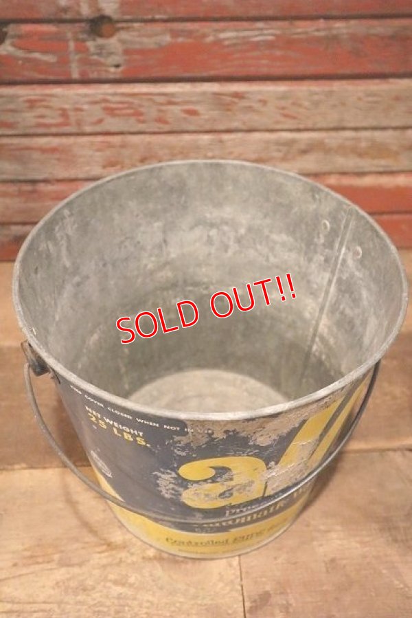 画像8: dp-230414-70 all / 1950's-1960's Laundry Detergent Galvanized Metal Bucket