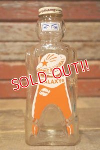 ct-230414-32 Space Foods / 1950's GALAXY Spaceman Syrup Bottle "ORBIT ADMIRAL"